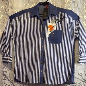 Blue Striped Women’s Shirt